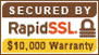 The RapidSSL Site Seal