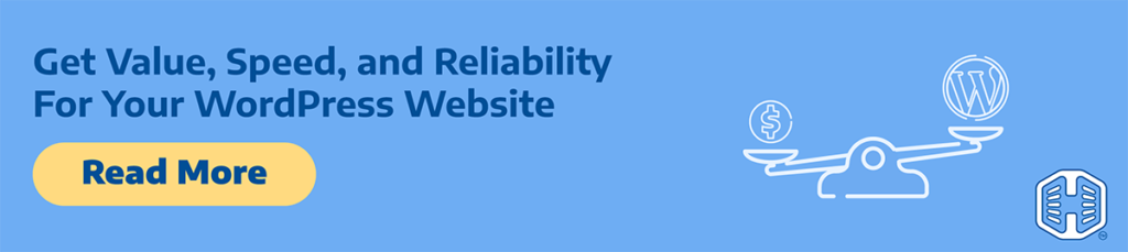 Strip Banner Text - Get Value, Speed, and Reliability For Your WordPress Website [Read More]