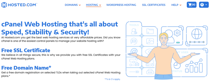 How to Host a Website with Hosted.com® - cPanel Web Hosting