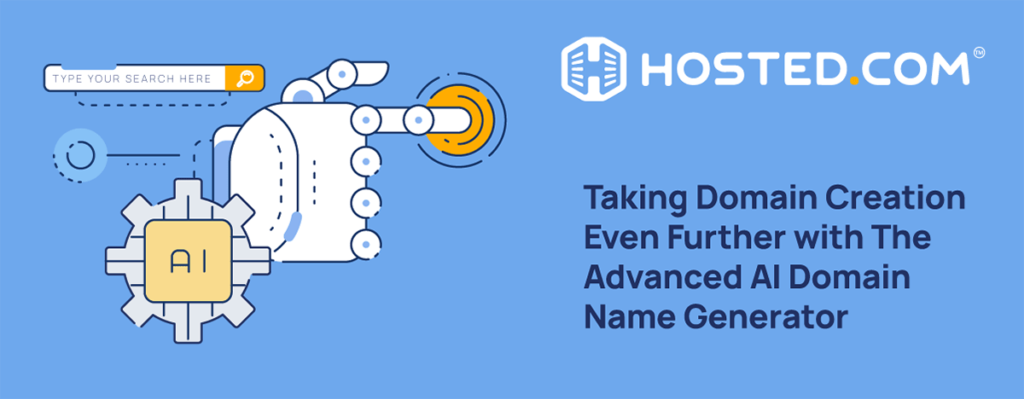 Header Text - Taking Domain Creation Even Further with The Advanced AI Domain Name Generator