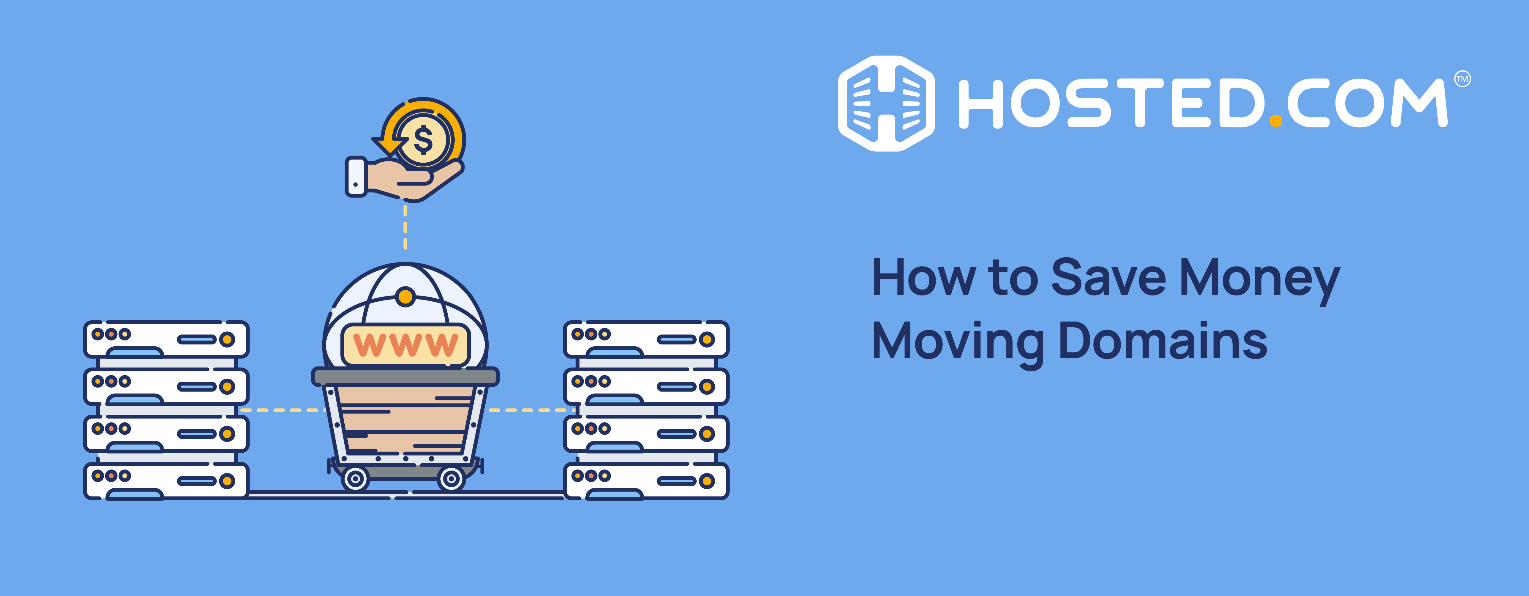Header Text - How to Save Money Moving Domains
