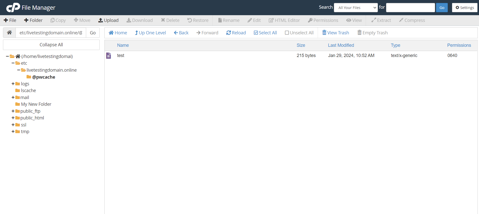 Use cPanel File Manager - File Manager Settings