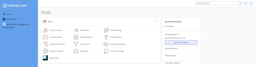 Backup a WordPress website with with WP Toolkit under the cPanel Dashboard