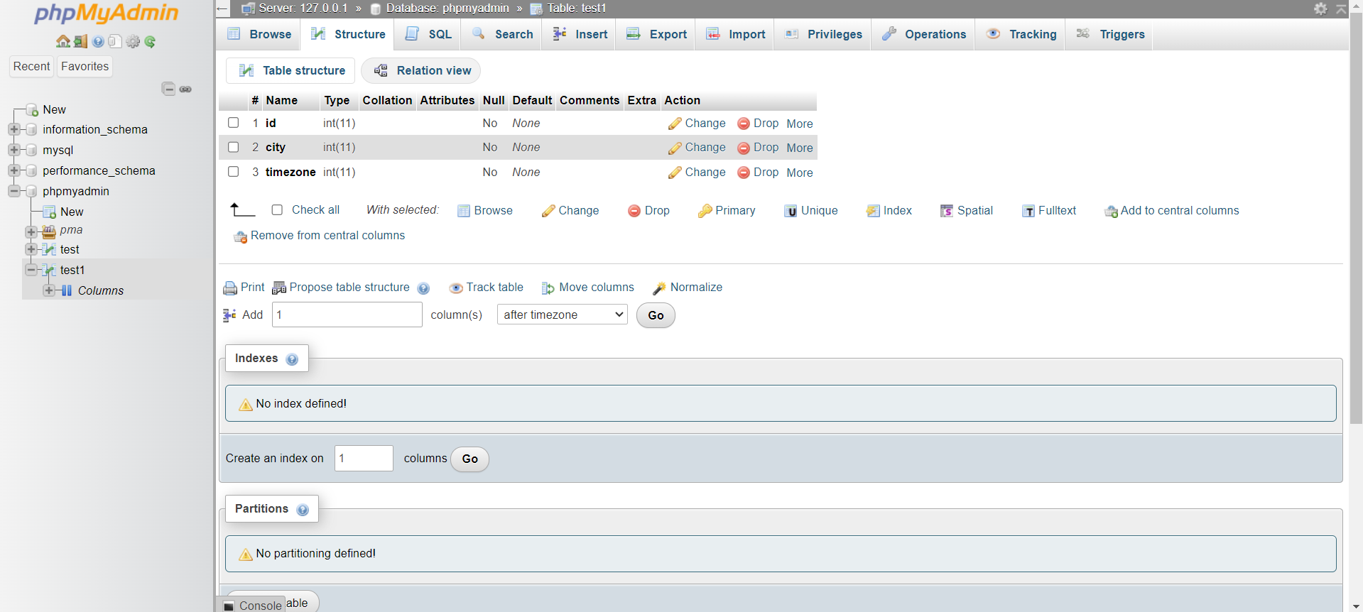 Delete A Field In A Database Table - Columns