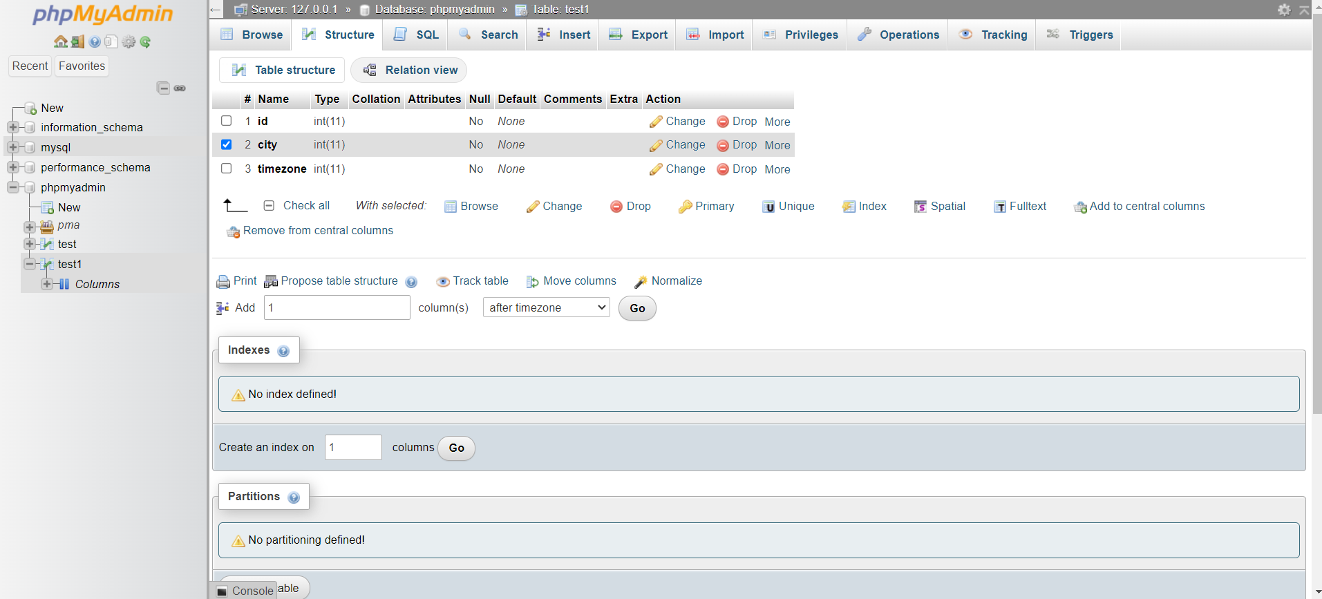 Delete A Field In A Database Table - Select Field