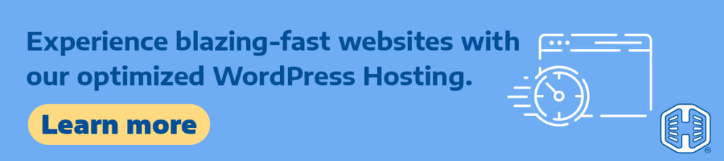 Strip Banner Text - Experience Blazing-Fast Websites With Our Optimized WordPress Hosting