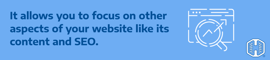 Strip Banner Text - It allows you to focus on other aspects of your website like its content and SEO.