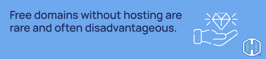 Strip Banner Text - Free domains without hosting are rare and often disadvantageous.