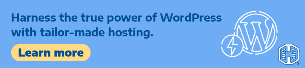 Strip Banner Text - Harness The True Power Of WordPress With Tailor-Made Hosting
