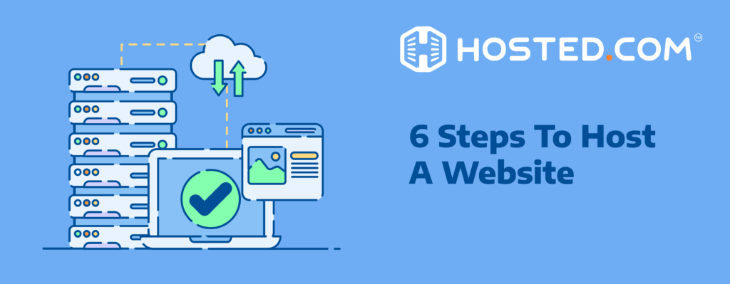Head Banner Text - 6 Steps To Host A Website Blog: How to Host a Website in 6 Steps