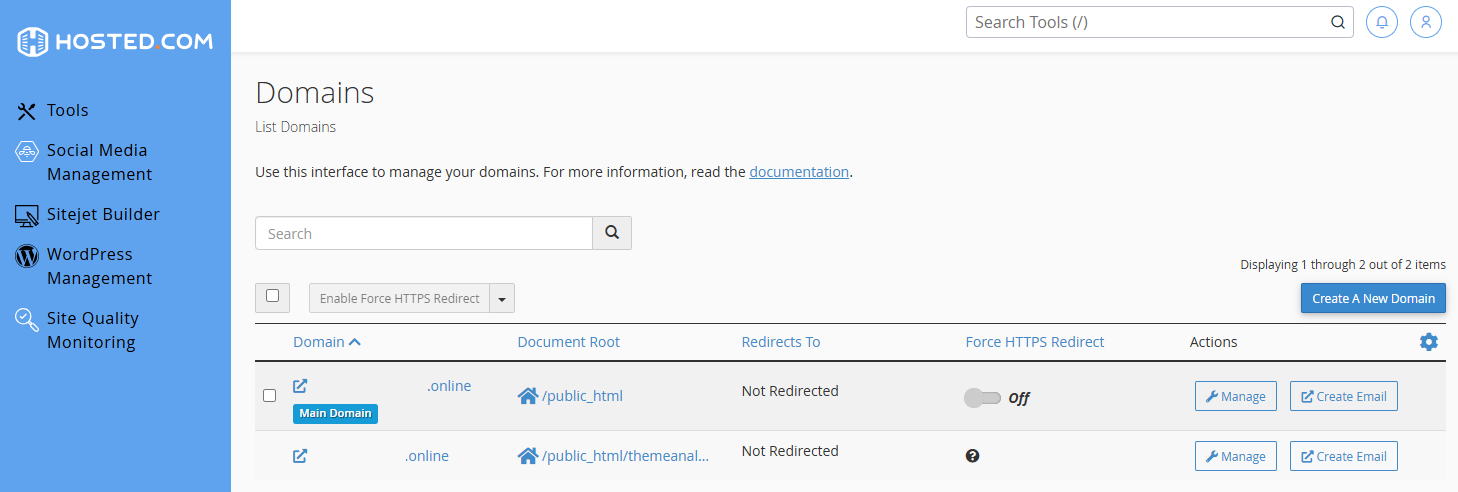 How To Add A Website In cPanel