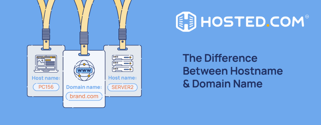 Header Text - The Difference Between Hostname & Domain Name