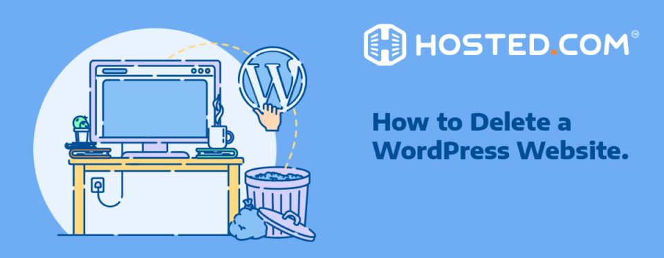 Header Text - How To Delete A WordPress Website