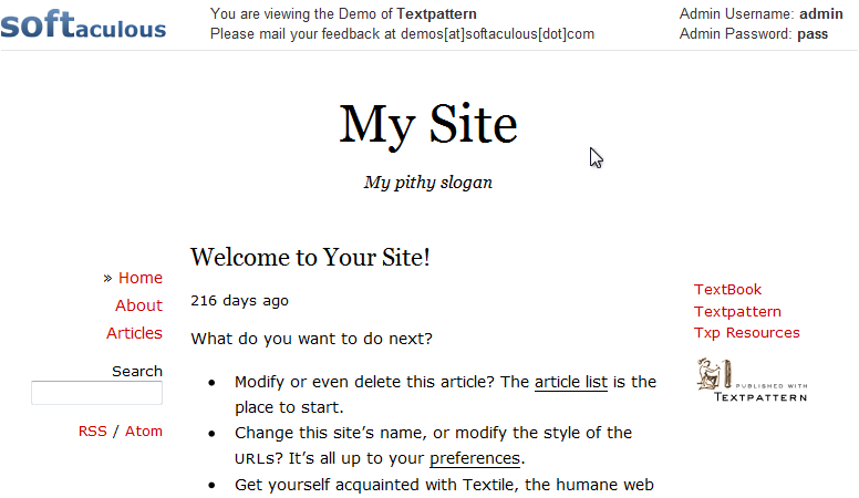 Install a Softaculous Script - Software Demo