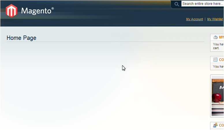 Install Magento From Softaculous - Magento Installed