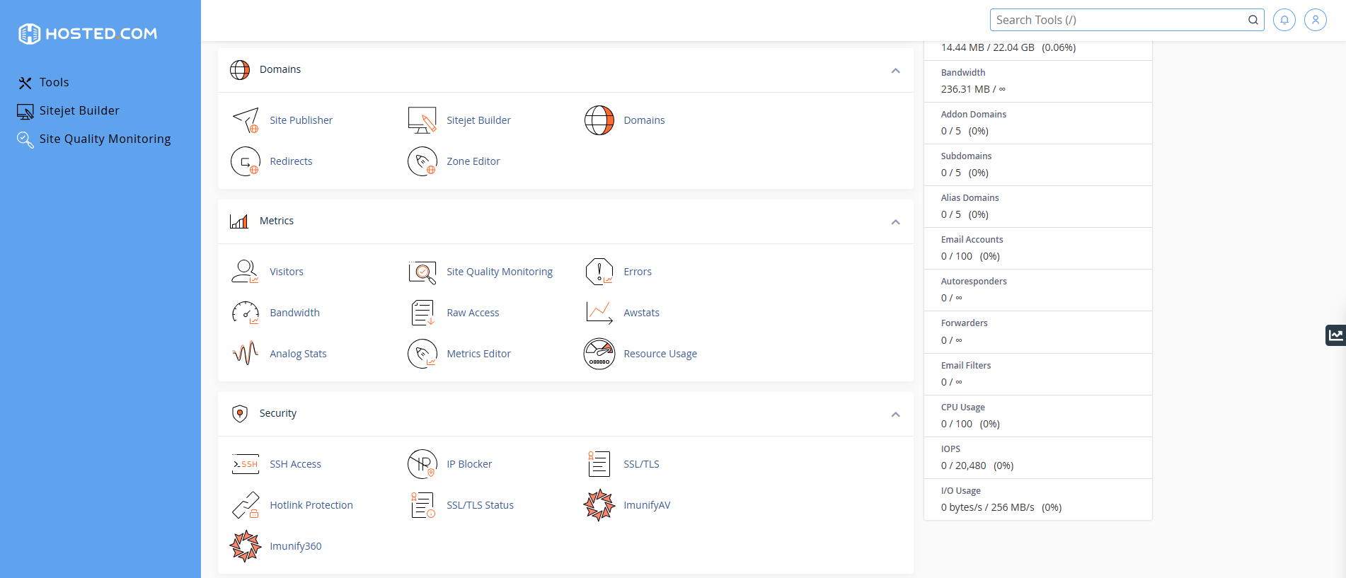 Park A Domain In cPanel - cPanel Dashboard