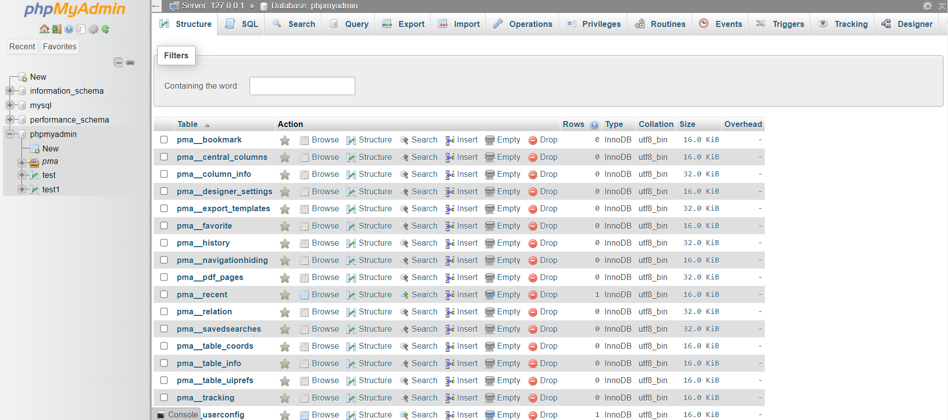 How to Import A Database Table With phpMyAdmin - Tables Imported