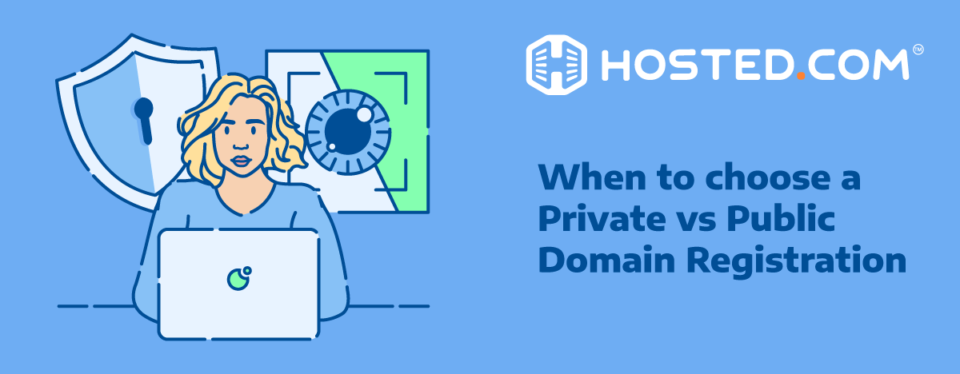 Header Image Text - When to Choose a Private vs Public Domain Registration