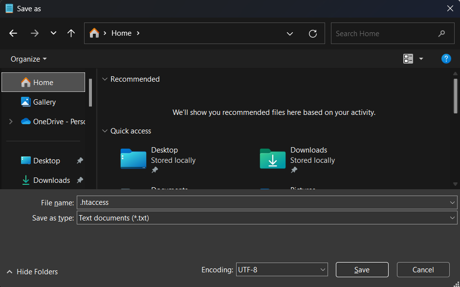Protect Website Images & TMP Directories - Save as .txt