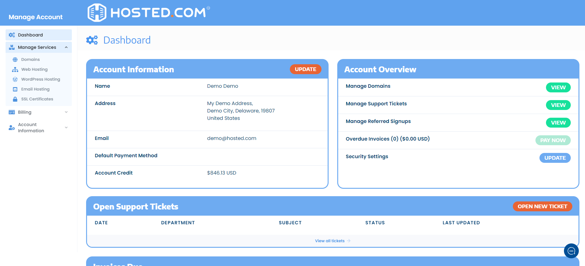 Renew A Domain - Hosted.com® Control Panel
