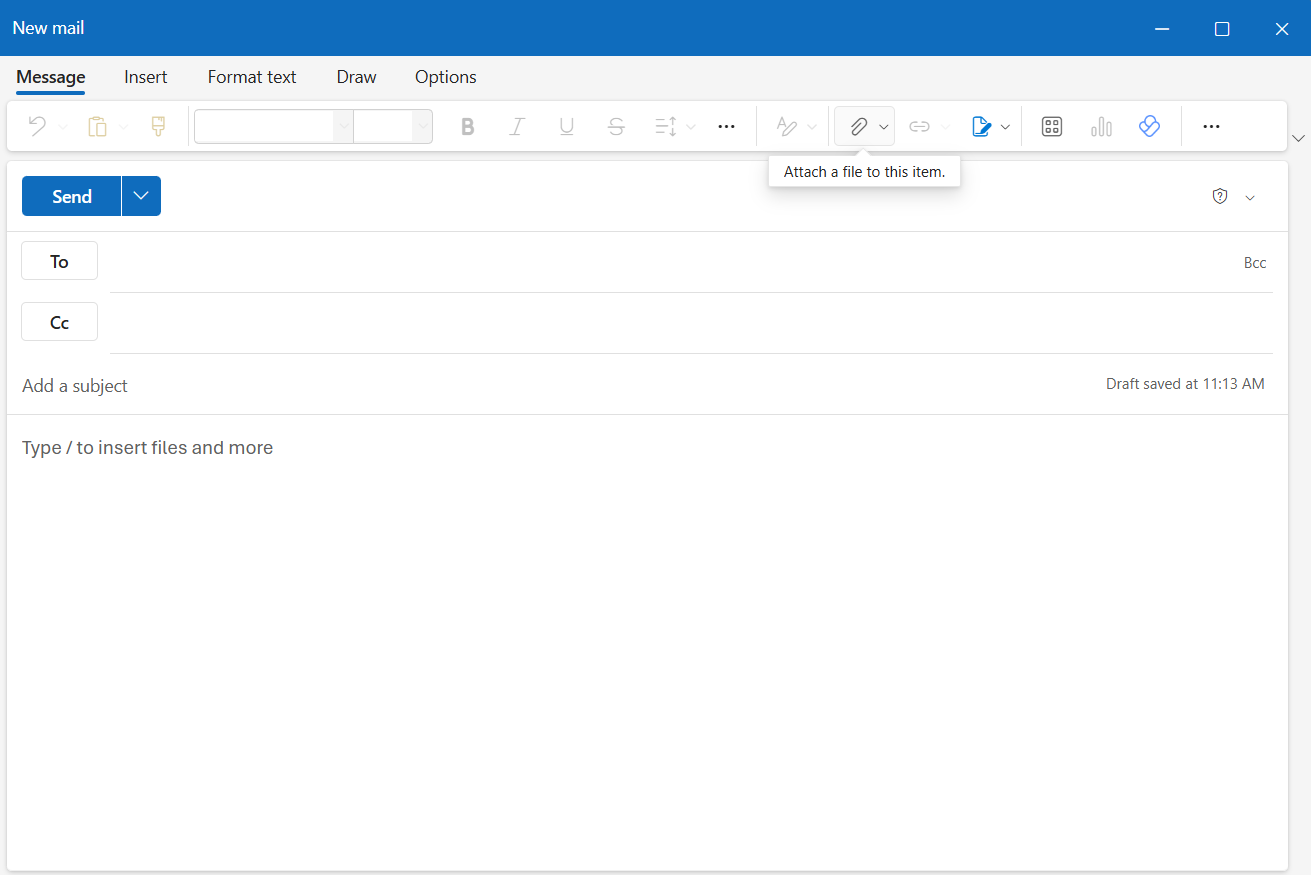 Sending Documents Via Email - Microsoft Outlook