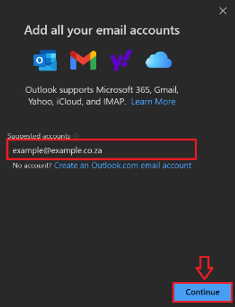Setup An Email Account in Microsoft Outlook 2023 or MS 365 - Add Email Address