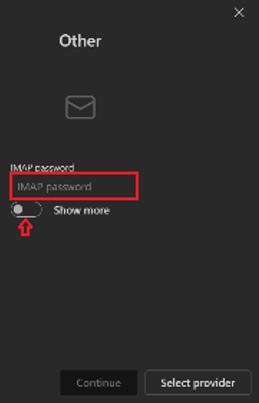 Setup An Email Account in Microsoft Outlook 2023 or MS 365 - Enter Email Account Password