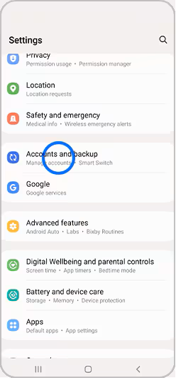 Email Signature On Samsung Devices - Open the Email App