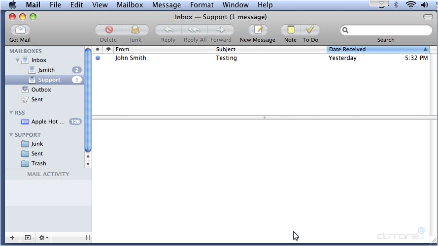Setup IMAP Email On Apple Mail - Mailbox