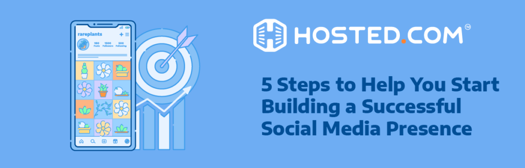 Strip Banner Text - 5 Steps To Help You Start Building A Successful Social Media Presence