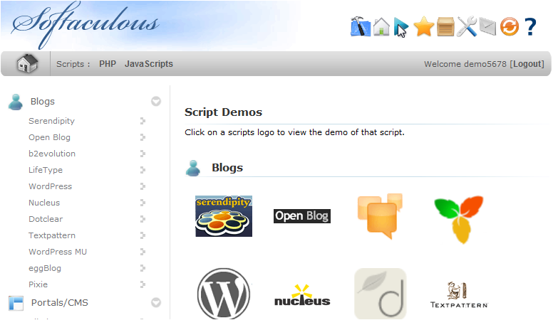 Choose The Right Softaculous Script - Script Demos