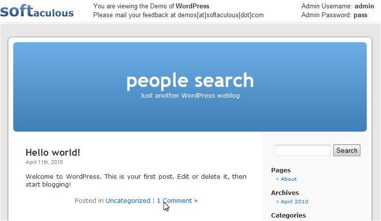 Choose The Right Softaculous Script - People Search