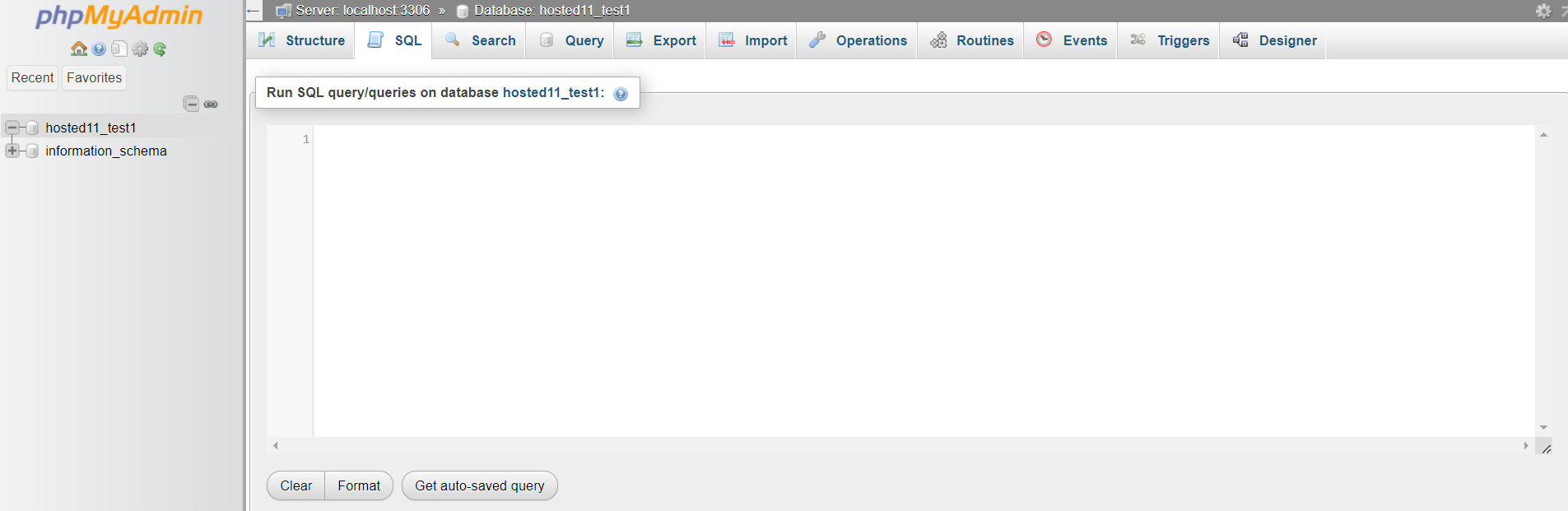 Understanding phpMyAdmin For A Database - SQL Tab