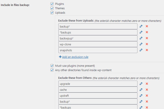 How to Backup Your WordPress Site - Choose What to Include in Backup