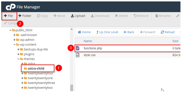 How to Create a WordPress Landing Page - Create functions.php File in Child Theme