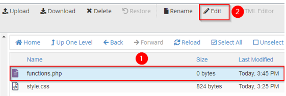 How to Create a WordPress Landing Page - Edit functions.php File