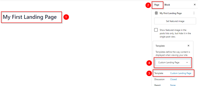 How to Create a WordPress Landing Page - Create & Publish Your Custom Landing Page