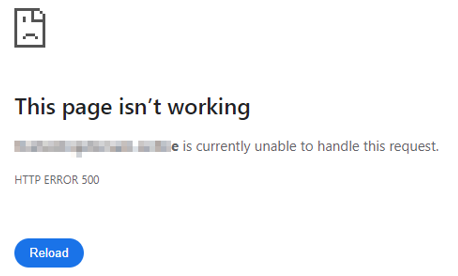 Fix the WordPress 500 Internal Server Error - HTTP Error 500 Message in Google Chrome