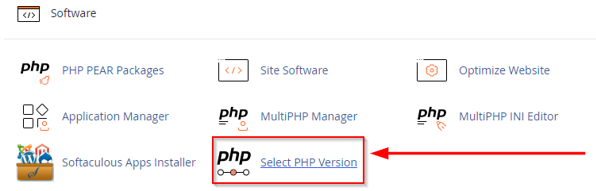 Fix the WordPress 500 Internal Server Error - Select PHP Version