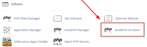 Fix the WordPress 500 Internal Server Error - MultiPHP INI Editor in cPanel