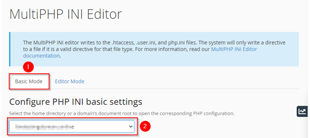 Fix the WordPress 500 Internal Server Error - Select Your Domain Name