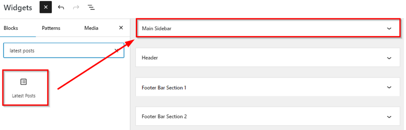 WordPress Widgets - Add Latest Posts Widget