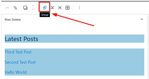WordPress Widgets - Group Heading and Latest Posts Widget Content