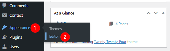 WordPress Widgets - Access Block Editor