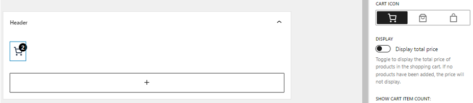 WordPress Widgets - Shopping Cart Widget