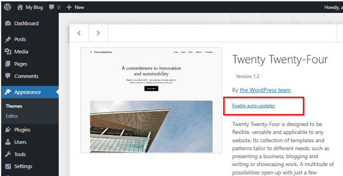 How To Create A WordPress Child Theme - Enable Auto Updates for Parent Theme