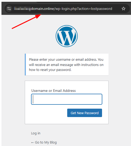 WordPress Hacked - Check, Repair, Prevent - Lost Password Form