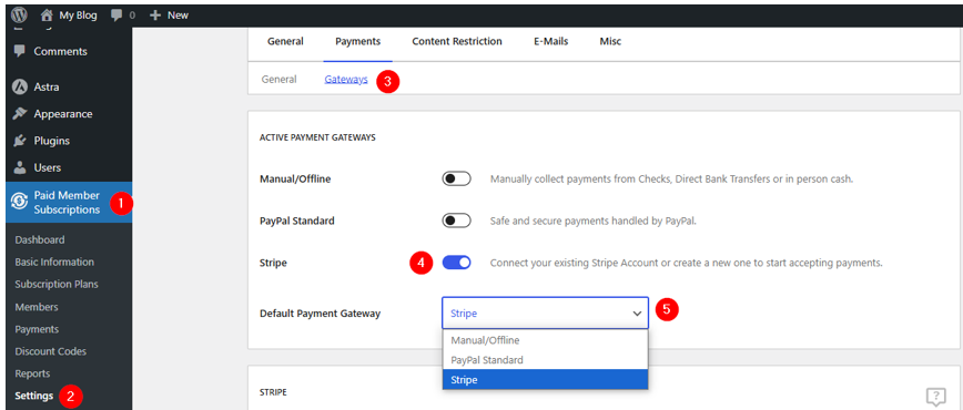 Create a Membership Website in WordPress - Choose Your Payment Gateway