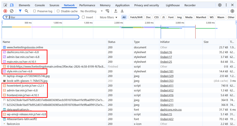 Remove Query Strings From Static Resources - URLs Before Removing Query String