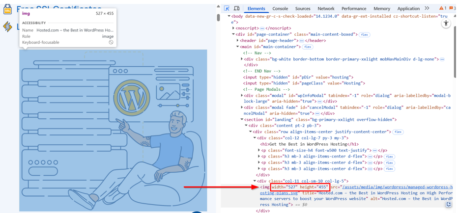 Core Web Vitals For WordPress - Set Width and Heigth Attributes